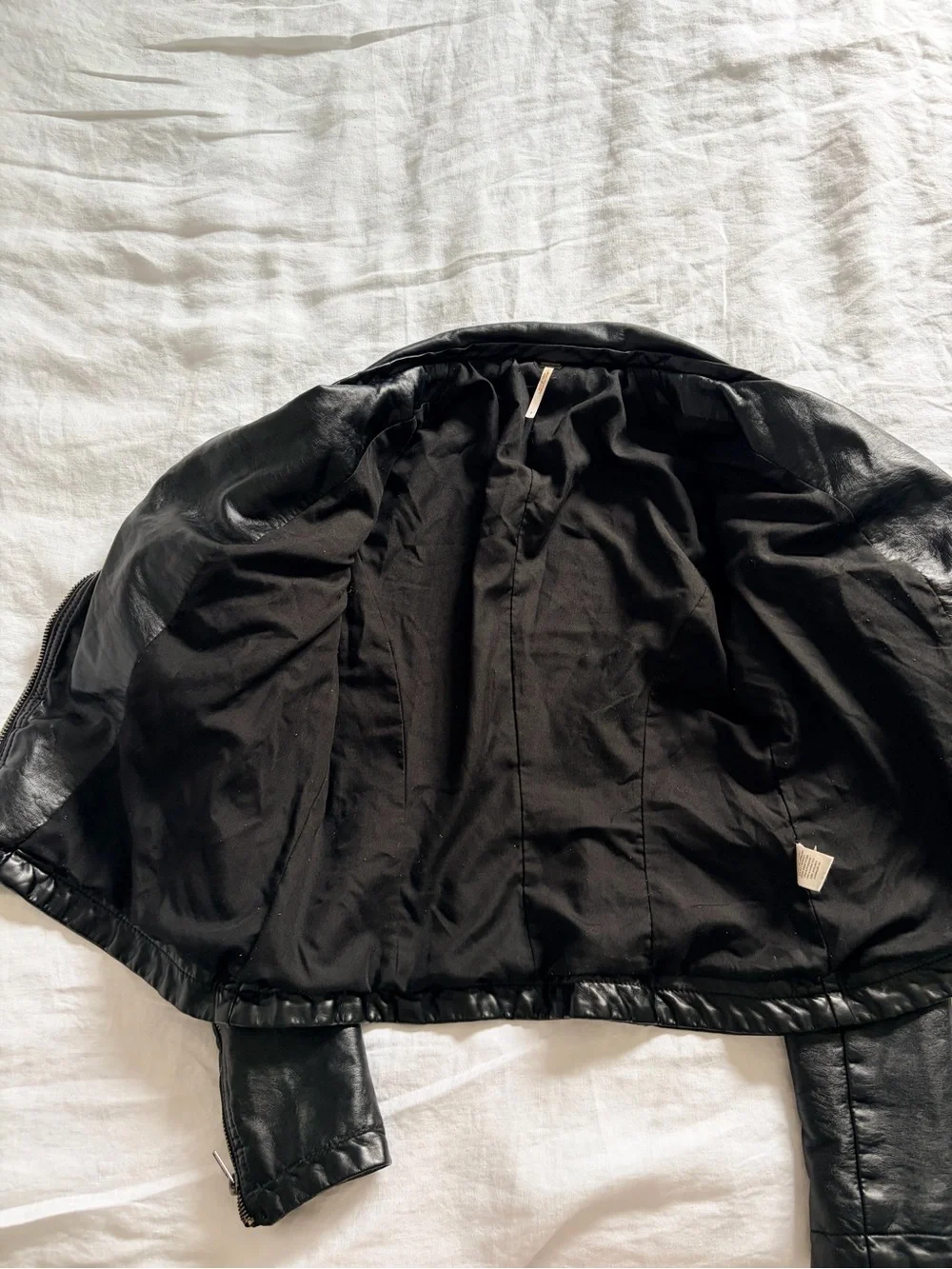 Free People Vegan Leather Moto Jacket - 4